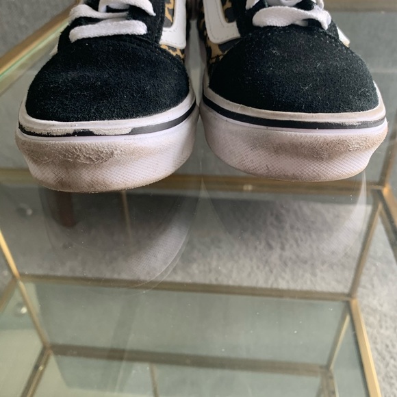 VANS ComfyCush Old Skool Leopard Kids Sneakers EUC - Picture 9 of 11
